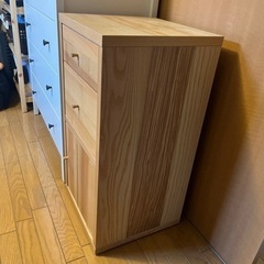 IKEA イケア 木製チェスト 収納家具の画像