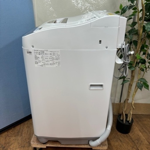 I355 ? ジモティー限定価格！ SHARP 洗濯乾燥機 （洗濯5.5㎏ 乾燥3.5㎏） ⭐ 動作確認済 ⭐ クリーニング済