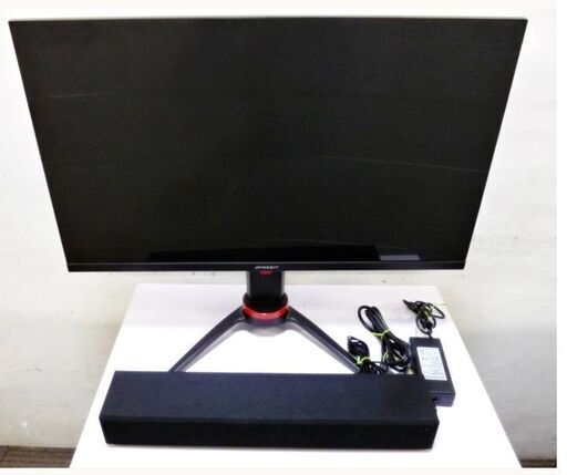 JAPANNEXT　ゲーミングモニター　31.5型液晶モニターJN-315IPS144UHDR-R＆山善/テレビ用バースピーカーNTHB-52　動作良好