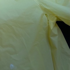 カッパ130黄色上下　訳ありの画像