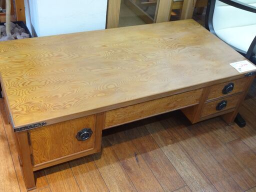 屋久杉 文机 お座敷机 ローデスク【モノ市場東浦店】125