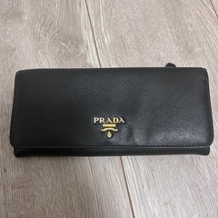 PRADA プラダ サフィアーノ 長財布 ブラック レザー PRADA