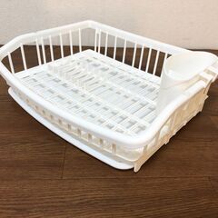 水切りラック　トレー付き食器洗い乾燥キッチンメイト 　水切りバスケット　洗い物ラック水切り籠の画像
