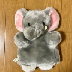 ゾウのパペット人形