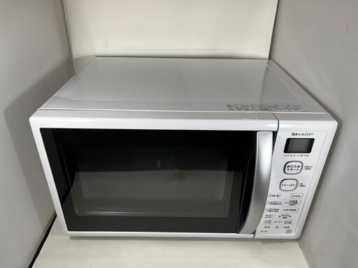 オーブンレンジ シャープ RE-CE5-KW 2018年製 50/60Hz対応 中古動作品 クリーニング済み