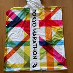 【200円】TOKYOマラソンポンチョ　未使用の画像