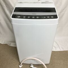 【北見市発】ハイアール Haier 全自動電気洗濯機 JW-C45D 2022年製 4.5kg 白 一人暮らし (E2816nthY)