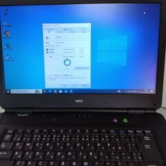 中古でも最新　人気のNEC　Windows10　SSDに交換済
