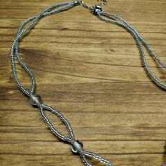 無料　ビーズネックレスの画像