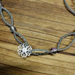 無料　ビーズネックレスの画像