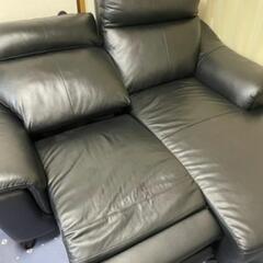 0円　電動リクライニングソファー