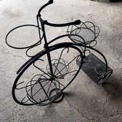飾り花台　自転車風　引き取り限定の画像