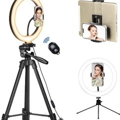 最終価格ほぼ新品LEDリングライト 照明の画像