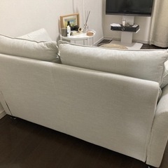 【美品】収納付き2人掛けソファ/2022年購入の画像