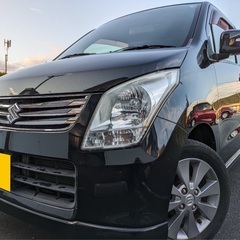 低走行9万キロ台！月々8千円〜分割払い可‼️ 車検2年付き！【名義変更代込み】☆スズキ ワゴンR☆SDナビ付き☆走行中DVD見れます☆プッシュスタート☆ドライブレコーダー付きのフル装備☆純正アルミ☆事故修復歴無し！そのまま乗って帰れます！の画像