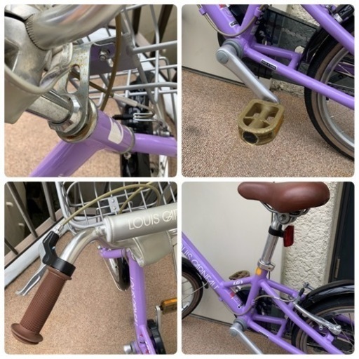 【お値下げ】子供用自転車 ルイガノ K16 plus 16インチ  パープル 紫 ラベンダー