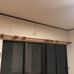 木製カーテンレール
