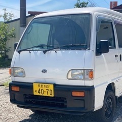 平成10年 (1998年) スバルサンバートライ ディアス KV4 走行距離 59100Kmパワステ 4WD マニュアル 　エアコン付き　車検　令和　08/05の画像