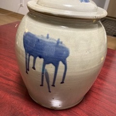 蓋付き壺  
食器 茶器