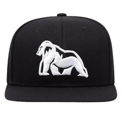 ゴリラ刺繍キャップの画像