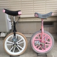 商談中　一輪車　2台さセット　スタンド付き