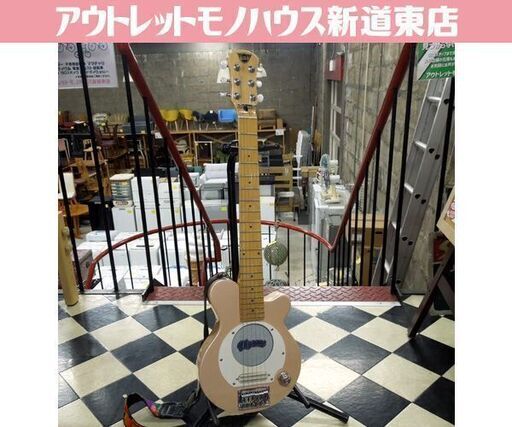 PIGNOSE アンプ内蔵 コンパクトギター PGG-200 トラベルギター ライトピンク系 ミニギター エレキギター ピグノーズ 札幌市 新道東店