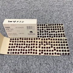 Swarovski vintage #5000 8mm 両穴　通し穴　ビーズ　クリスタル　スワロフスキー  SWAROVSKIの画像
