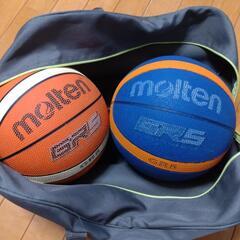 moltenバスケットボール2個＆エディバウアーバッグ