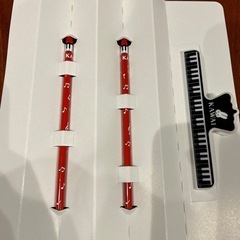 スケッチブック　鉛筆　クリップ　カワイ　KAWAI  発表会　記念品の画像