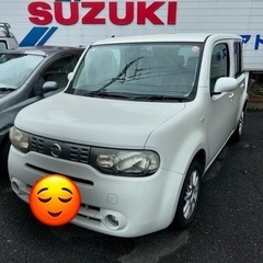 日産キューブ 1500X  Vセレクション 平成24年式 車検付き！