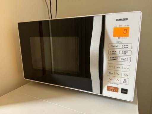 【取引中】 \n21年製YAMAZEN 山善 NERS-016GV(W) オーブンレンジ