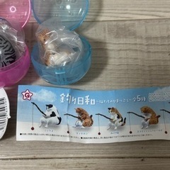釣り日和ねこ　4コセット　トイカプセル　ガチャの画像