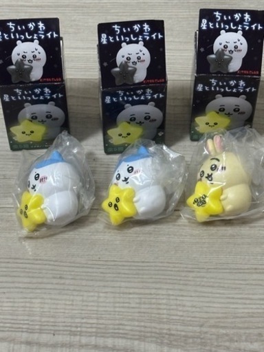 ちいかわ　星といっしょライトうさぎ　ハチワレ