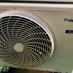パナソニック ルームエアコン 100V エオリア CS-288CF-W 　室外機 CU-288CF　2018年製の画像
