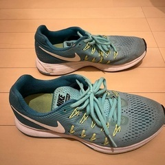 Nike Air Zoom Pegasus 33 831356-313 ランニングシューズ グリーン ティール ネオンの画像