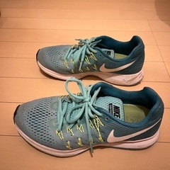 Nike Air Zoom Pegasus 33 831356-313 ランニングシューズ グリーン ティール ネオンの画像