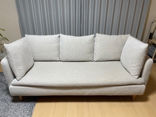 値下げ！【美品】ウニコ ソファ+オットマンRAUFA