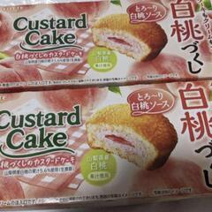 ロッテカスタードケーキ白桃づくし2箱
