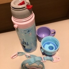 アナ雪　2way肩ひも取外し　温冷水筒470ml スケーターの画像