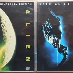 4枚 正規品【中古】DVD４枚　エイリアン(３枚)1・2 ・4＋完全犯罪クラブ１枚の画像