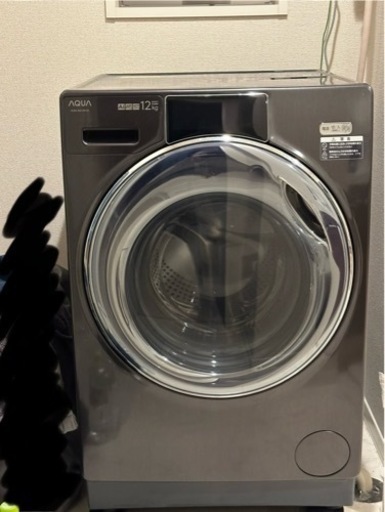 2023年製 家電 洗濯機 AQUA 12kg/6kg 洗剤自動投入