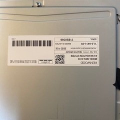 ケンウッド　MDV-D310中古美品の画像