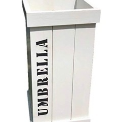 【取引中】人気のアンティーク調 木製傘立て限定ホワイトカラー