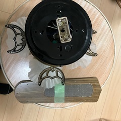 【交渉中】無料／アンティーク調／シーリングライト／ファンライト　おしゃれ／　照明の画像