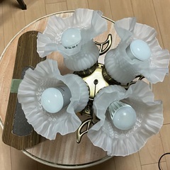 【交渉中】無料／アンティーク調／シーリングライト／ファンライト　おしゃれ／　照明の画像