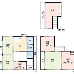 【入居者様 決定しました🙇‍♂️】🉐安八町6DK戸建て+離れ🉐初期費用ほぼ無料・家賃49,000円・駐車場3台可🉐リフォーム前の今だから格安お家賃🉐１ヶ月間フリーレント🉐庭あり🉐ペット飼育可能!!多頭飼いOK!!🉐生活保護OK!!🉐事務所や店舗利用OK!!🉐外国籍OK!! English OK🉐DIY好きなようにOK🉐岐阜県安八郡安八町牧 - 安八郡