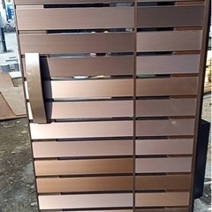 生活雑貨 門扉！激安！！三協アルミ リフレア 両開き 外開き ダーク