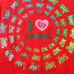 ANGEL　BLUE　エンジェルブルー・半袖Tシャツ　赤　Lサイズの画像