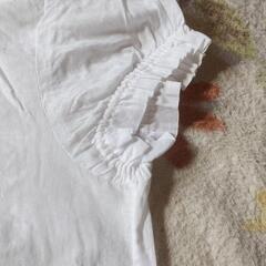白半袖ワンピース　美品の画像