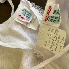 未使用ベビー帽子とスタイの画像